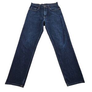 Vintage Polo Jeans Company Men's 34x34 Dark Wash Relaxed Fit EUC LN 100% Cotton